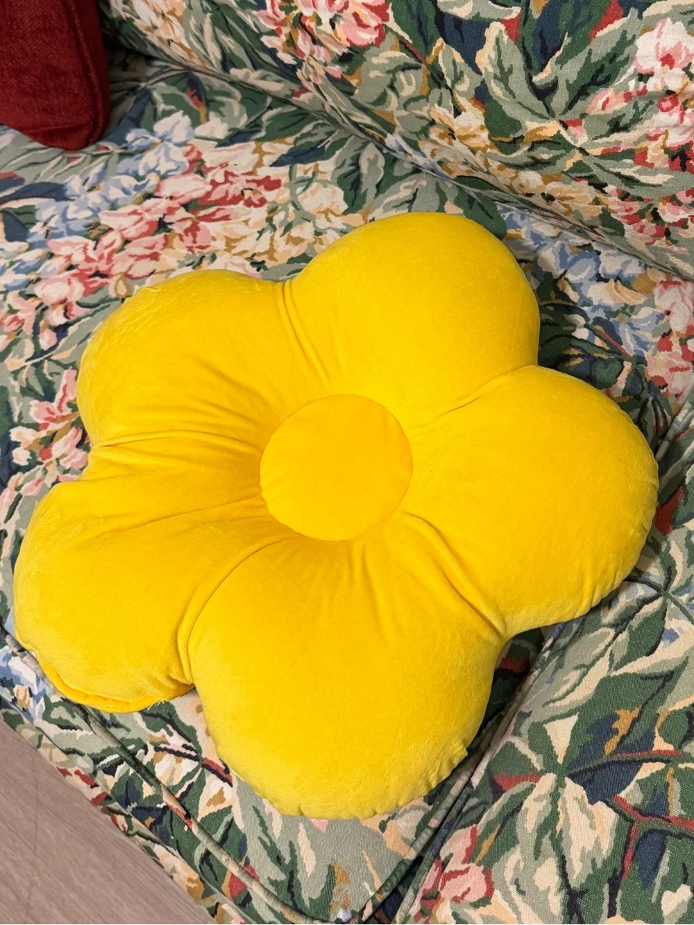 PRETTY SUMMER FLOWER THROW PILLOW